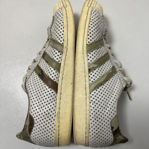 Adidas Superstar Sneaker Mens 12 Quickstrike 80s Style Shell Toe Camo Gold - Picture 11 of 16